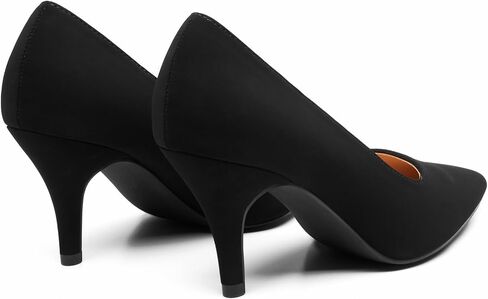 Trary Women’s High Heel Press Pump مدببة أحذية Tee Shoe Classic Office Special asy Casua Wedding Pump Shoes Black Size 8 in Kuwait