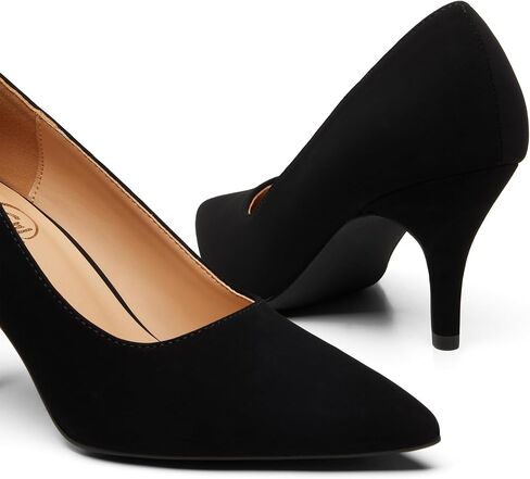 Trary Women’s High Heel Press Pump مدببة أحذية Tee Shoe Classic Office Special asy Casua Wedding Pump Shoes Black Size 8 in Kuwait