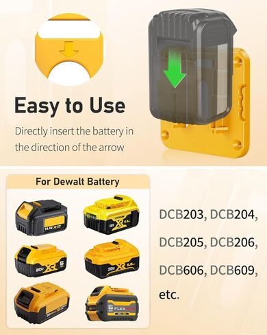 حزمة 5 حزمة حامل البطارية لمكيتا 18 فولت بطاريات ليثيوم أيون الجدار المنظم بطارية شاقة تخزين البطارية حامل رصيف لورشة عمل فان رف أدوات in Kuwait