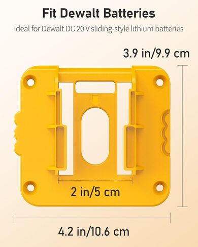 حزمة 5 حزمة حامل البطارية لمكيتا 18 فولت بطاريات ليثيوم أيون الجدار المنظم بطارية شاقة تخزين البطارية حامل رصيف لورشة عمل فان رف أدوات in Kuwait