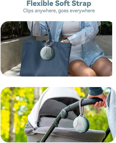 آلة الصوت المحمولة للطفل والطفل - نوم الطفل آلة الضوضاء البيضاء مع ضوء الليل للحضانة | 16 أصوات مهدئة | شوش | السفر | هدية التسجيل | استحمام الطفل in Kuwait