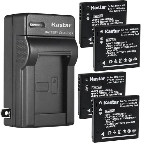 Kastar 1-Pack Battery and AC Wall Charger Replacement for Panasonic DMW-BCK7 DMW-BCK7E DMW-BCK7GK DMW-BCK7PP ACD-341, NCA-YN101F NCA-YN101G NCA-YN101H NCA-YN101J Battery, DE-A92 DE-A91 DE-A91B Charger in Kuwait