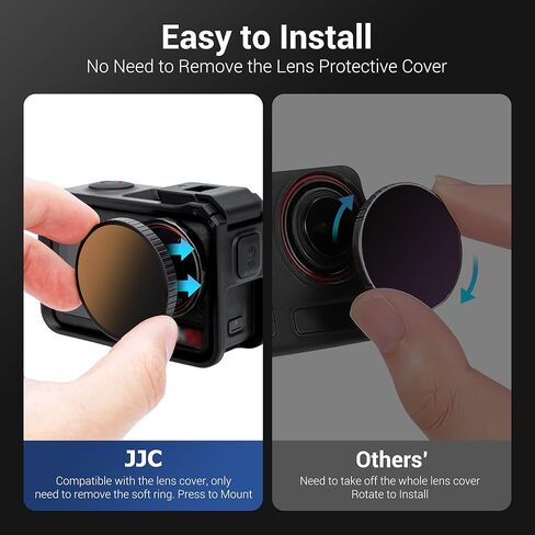 Osmo Action 5 Pro Action 4 Action 3 CPL ND Filters, CPL ND8 ND16 ND32 Polarizing Neutral Density Filters Sets for DJI Osmo Action 5 Pro 4 3 Combo, Multi Coated HD Optical Glass Filter with Wipe in Kuwait