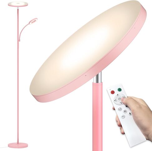 Floor Lamp, Upgraded 42W 4000LM Super Bright LED Floor Lamp for Living Room Bedroom, Dimmable Standing Reading Floor Lamps with Remote & Touch Control in Saudi Arabia