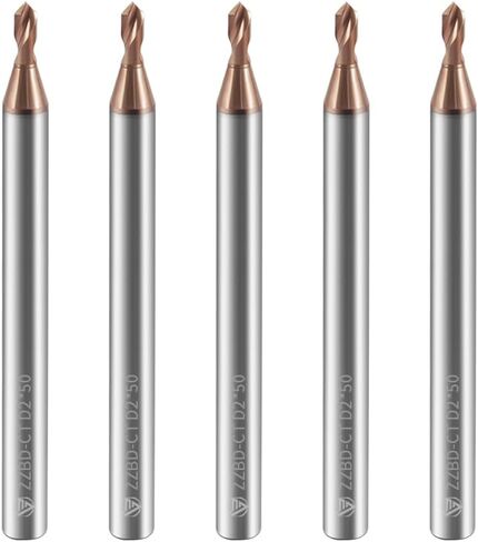 Carbide Spotting Drill Bits 90 Degree TiSiN Coated for Alloy Steels,Carbide Steel, Stainless Steel etc.1 Pcs D6*50mm in Kuwait