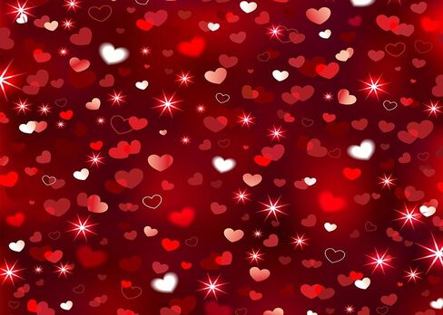 Dudaacvt 8X6ft Mother's Day Backdrop Rustic Wood Red Love Heart Background for Valentine's Day Wedding Bridal Shower Party Decor Banner Portrait Photo Studio Booth Props in Kuwait