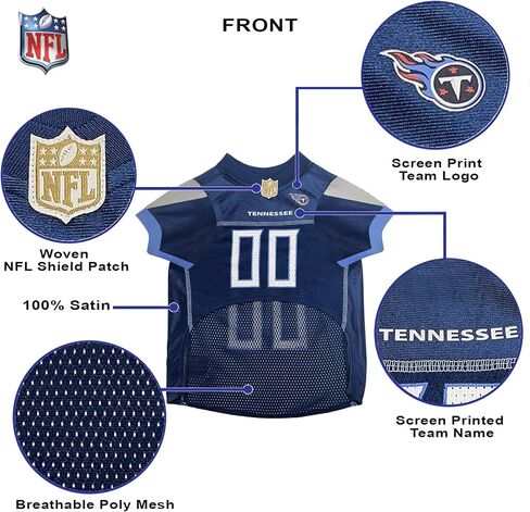 Pets First Washington Commanders Dog Jersey, Small, NFL Licensed, Mesh, Officially Licensed in Kuwait