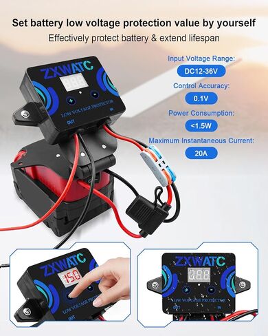 Upgrade Starlink Mini Battery Adapter Fit for Makita 18V Battery, Starlink Mini Battery Pack with Low Voltage Protector, Small Portable Starlink Mini Power Kit with 6.56FT DC Power Cable in Kuwait