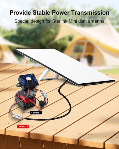 Upgrade Starlink Mini Battery Adapter Fit for Makita 18V Battery, Starlink Mini Battery Pack with Low Voltage Protector, Small Portable Starlink Mini Power Kit with 6.56FT DC Power Cable in Kuwait