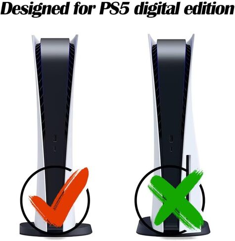 لوحة Peyanz faceplate لـ PS5 (الإصدار الرقمي) ، لوحة الغلاف ، قذيفة ABS ، شعار مطبوع ، جلد مات ، مع أغطية سيليكون إضافية 2 وحدة تحكم in Kuwait