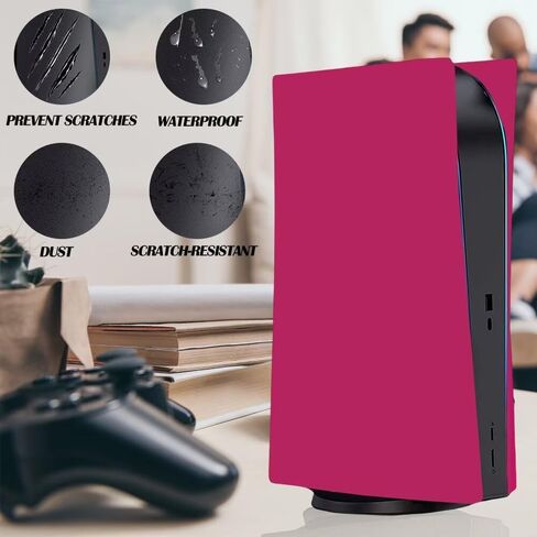 لوحة Peyanz faceplate لـ PS5 (الإصدار الرقمي) ، لوحة الغلاف ، قذيفة ABS ، شعار مطبوع ، جلد مات ، مع أغطية سيليكون إضافية 2 وحدة تحكم in Kuwait