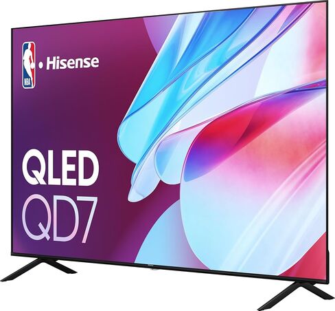 Hisense 100 inch Class Series QD7 Series QLED 4K UHD Google Smart TV (100QD7N ، 2024 Model) - QLED ، 144Hz ، معدل الحركة 240 ، المصفوفة الكاملة المباشرة ، Game Mode Pro ، Alexa Compatibility in Kuwait