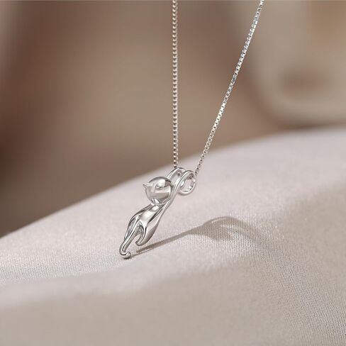 EVER FAITH 925 Sterling Silver Jewelry Gifts for Women Girls CZ Lovely Animal Pendant Necklace Adjustable Chain Gift for Birthday/Mothers Day/Christmas in Saudi Arabia