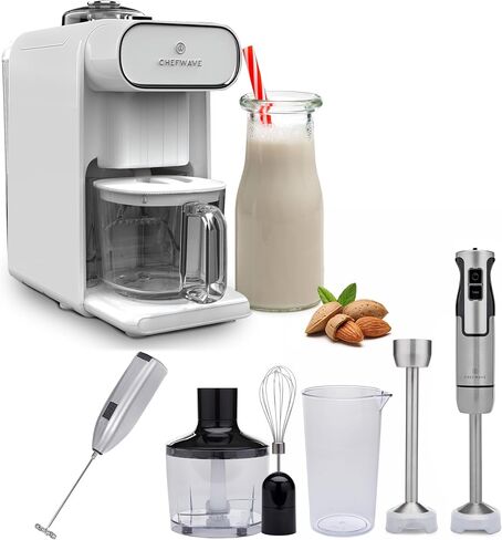 ChefWave Milkmade Non-Dairy Milk Maker with 6 Plant-Based Programs, Auto Clean in Saudi Arabia