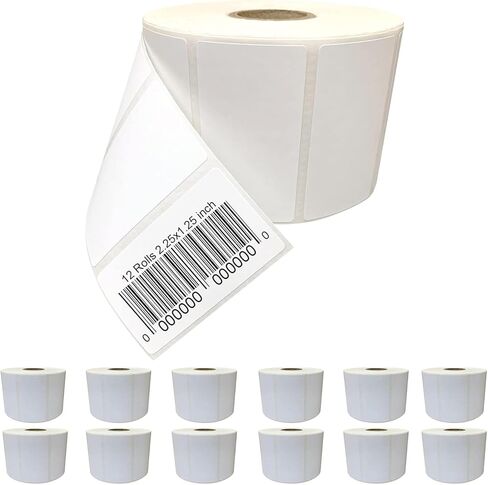 CEPRICO - 4" x 6" Direct Thermal Shipping Labels for Dymo | 1 Roll | 220 Labels per Roll | Compatible with Thermal Printers and LabelWriter4xL | Excellent for UPS DHL FedEx USPS Shippings in Kuwait
