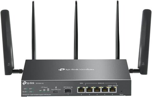 TP-Link ER706W | Omada 6 Port Wireless VPN Router | AX3000 Dual Band Wi-Fi 6 | تصل إلى 5 جيجابتة منافذ WAN | دعم النطاق العريض المحمول | هوائي قابل للفصل | OMADA SDN متكامل | حماية البرق in Kuwait