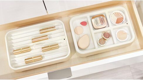 Idesign المعاد تدويرها منظم البطارية المقسم ، 7.6 "× 11.1" × 1 "، جوز الهند in Kuwait