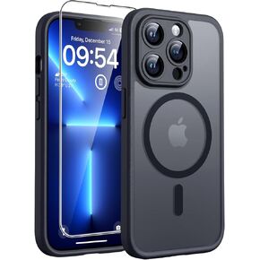 TOCOL MAGNETER لـ iPhone 13 Pro MAX CASE تم ترقيته حماية الكاميرا الكاملة المتوافقة مع حماية Magsafe Drop Protect