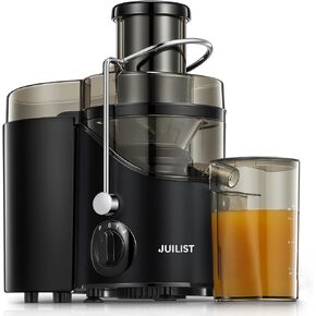 آلات العصير ، Juilist 3 "عريض الفم مستخرج Max Power 800W ، للخضروات والفواكه مع وضع 3 سرعات ، محرك 400W ، سهل التنظيف والأرجواني