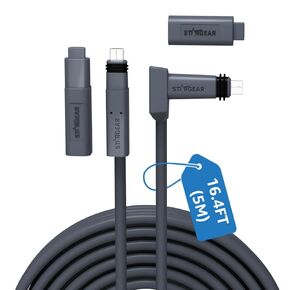 starlink Actureged Gen 2 75ft Starlink Cable ، STARLINK SPX SPX SATELLITE V2 Cable مع غطاء نهاية الغبار مقاوم للماء (75 قدم/23M)