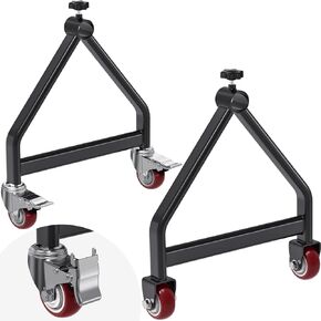 Wire Spool Rack Portable Cable Caddy with Wheels, Wire Spool Holder, Wire Spool Caddy, Wire Dispenser, Wire Reel Caddy up to 28'' diameter and holds up to 220lbs Capacity