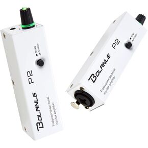 P2 USB C Portable في مضخم مراقبة الأذن ، AMP سماعة الرأس مع إخراج إدخال XLR و TRS 3.5 مم ، مكبر للصوت سماعة الرأس مع مفتاح استريو/أحادي للوحة المفاتيح ، عازفي الطبول ، الغيتار (قناة واحدة أسود)