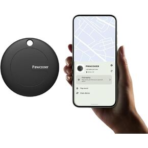 تعقب Bluetooth ، Finder Keys وموقع العناصر للمفاتيح والأكياس والمزيد ، علامة تعقب المفاتيح مع Holder ، IP65 مقاومة للماء يعمل مع Find My (أسود)
