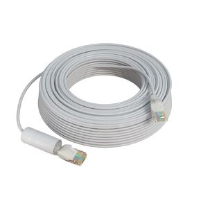 Hiseeu 160ft Cat5e Poe Ethernet Cable ، كابل الشبكة مع موصل RJ45 مقاوم للماء ، مفاصل كبلات شبكة مختلفة على كلا الجانبين ، 1Gigabit/SEC ، كاميرات POE متوافقة ونظام NVR ، RJ45-B-50