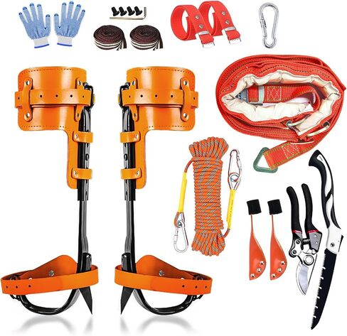 Tree Climbing Spikes,Tree Climbing Kit,Tree Climbing Gear,Suitable for Fruit Picking,Tree Climbing,Hunting in Kuwait