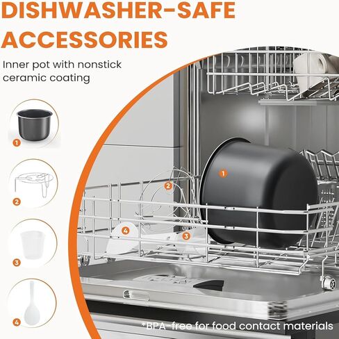 Sweetcrispy 6 Qt ضغط الضغط الكهربائي 12-في 1 الطباخات الكهربائية متعددة ، الأرز باخرة زبادي الفولاذ المقاوم للصدأ ، شريحة جديدة in Kuwait