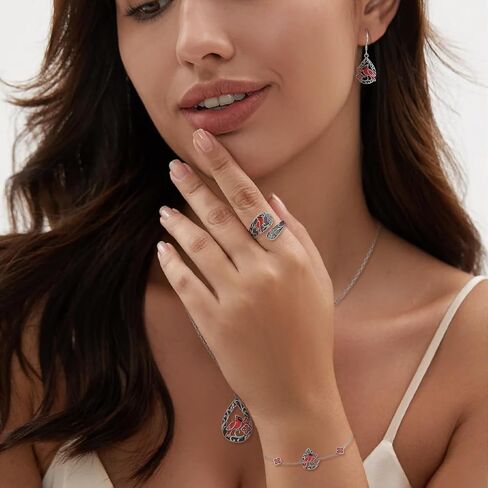 Spoon Ring for Women 925 Sterling Silver Cardinal Poppy Ring Vintage Spoon Rings Adjustable Thumb Rings for Women in Saudi Arabia