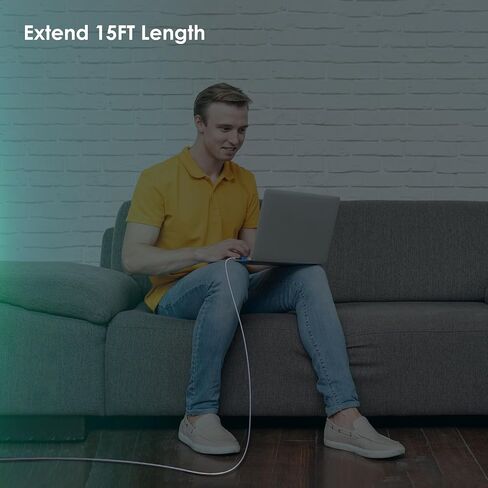 40 جيجابت في الثانية من كابل Thunderbolt 4 6.6 قدم ، شحن 240W ، 8K@60Hz ، 4K@144Hz ، كابل عرض USB C ، كابل USB4 لسلسلة iPhone 16/15 ، MacBook Air ، iPad ، Samsung in Kuwait