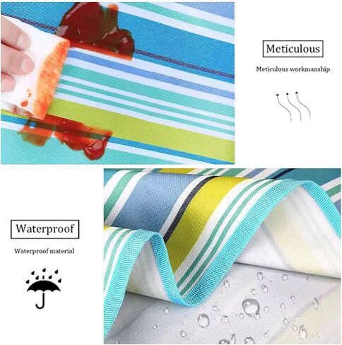 Picnic Blanket|Beach Mat|Picnic Blanket for Indoor and Outdoor, 80" x 57" Sandproof Waterproof Larger Mat for Beach, Travel, Camping, Hiking, Park Grass,Handy Mat Tote, Foldable. (Red Plaids) in Saudi Arabia