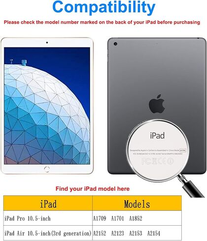 9.7 "ZQCFKJ 360 ° مرشح الخصوصية غير اللامع [خصوصية 4-Way] لجهاز iPad 9.7 بوصة (2018/2017 ، 6th Gen/5th Gen)/iPad Pro (إصدار 2016)/iPad Air 2/Air 1 شاشة خصوصية شاشة الخصوصية للبيانات السرية المضادة لضوء الضوء مضاد للضوء مضاد للوهج سهلة تثبيت فقاعة الحرية in Kuwait
