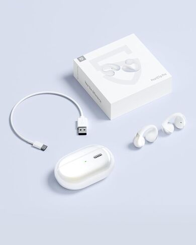 SoundPEATS PearlClip Pro Ear Ultra Open Ear Earbuds Wireless Headphones Bluetooth 5.4 Earphones Clip On Ear Buds with Mic, IPX5 Waterproof, 24 Hrs Play for Runing Cycling Fiteness in Kuwait