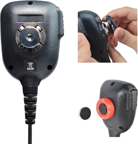 UAYESOK Magnet Mobile Radio Mic Belt Clip & Holder, Portable CB Mic Hang Up Clip Mount for Yaesu MH-67A8J, HYT SM16A1, Motorola Kenwood QYT KT-8900 Car Mic in Kuwait