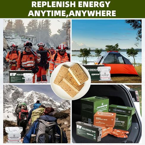 قضبان الحصص الطارئة للطوارئ ، والأطعمة البقاء على قيد الحياة مع صندوق الصفيح ، وعطلة البقاء على قيد الحياة لمدة 20 عامًا على قيد الحياة للبقاء على قيد الحياة للتخييم في الخارج. in Kuwait
