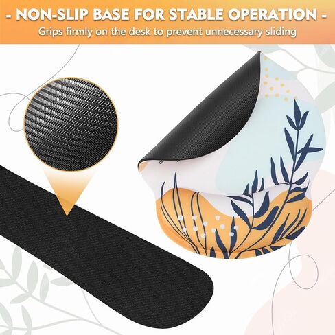 Mouse Pad and Keyboard Wrist Rest - Wrist Rest for Computer Keyboard, Ergonomic Mouse Pad & Keyboard Pad, Memory Foam Wrist Support for Comfy Typing (Mouse pad Set, Classic Black) in Kuwait