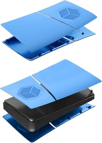 غطاء اللوحة الوجه لغطاء PS5 Slim Digital Faceplates مع فتحات صدمة صدمية مقاومة للصدمات. in Kuwait