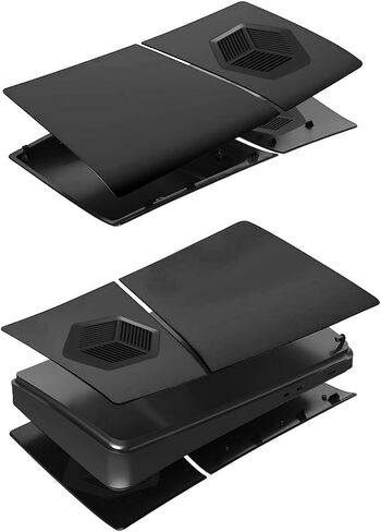 غطاء اللوحة الوجه لغطاء PS5 Slim Digital Faceplates مع فتحات صدمة صدمية مقاومة للصدمات. in Kuwait