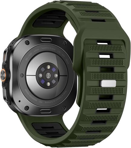 فرقة Adorve Silicone Sport فقط من أجل Galaxy Watch Ultra Bands 47 ملم - حزام ناعم ومريح ومريح ومقاوم للماء ومتين وآمن مناسب مع Samsung Watch Ultra Band for Men in Kuwait