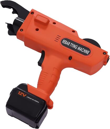 8mm-34mm Tier Tying Machine Automatic Rebar Tier Tying Machine Electric Reinforcing Rebar Tier Gun (Orange) in Kuwait
