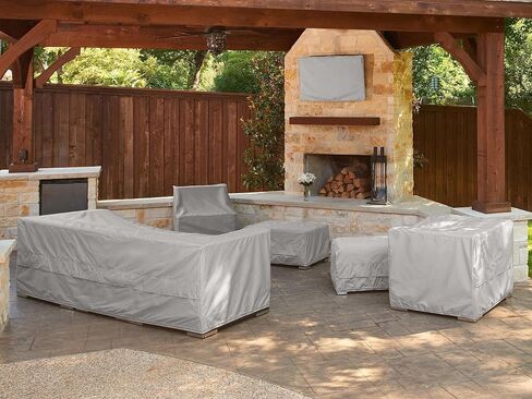 غطاء تلفزيوني كامل في الهواء الطلق - أحجام مختلفة ، مواد خفيفة الوزن ، مقاومة للطقس ، مقاومة للغبار ، جيب بعيد ، أغطية تلفزيون في الهواء الطلق ، حجم الشاشة 55-59 بوصة ، أسود in Kuwait