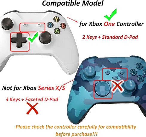 4 قطع غطاء خلفي للبطارية لجهاز تحكم Xbox One/One S/One X [ليس لجهاز Xbox Series X/S]، أغطية خلفية للبطارية لجهاز تحكم Xbox One، باب غطاء بطارية بديل متوافق مع Xbox One (أبيض) in Kuwait