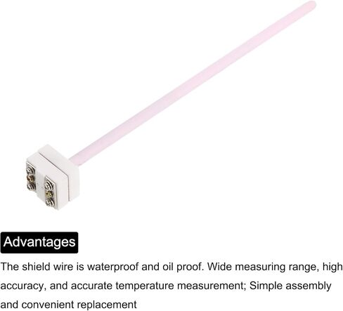 MECCANIXITY WRP-100 Furnace Thermocouple 1600°C Platinum Rhodium S Type Temperature Sensor Probe for Muffle Furnace Oven, 8x150mm in Saudi Arabia