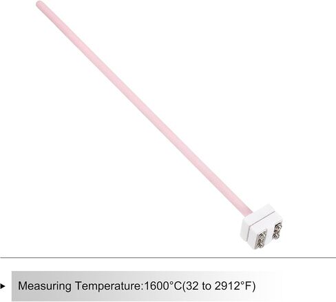 MECCANIXITY WRP-100 Furnace Thermocouple 1600°C Platinum Rhodium S Type Temperature Sensor Probe for Muffle Furnace Oven, 8x150mm in Saudi Arabia