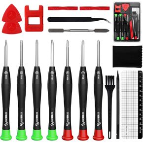 Strebito 18pcs مجموعة أدوات إصلاح الهاتف ، مفك البراغي الصغير مجموعة iPhone 15 14 13 12 11pro Max/XS/XR/X/8 Plus/7 Plus/6S 6 Plus/5