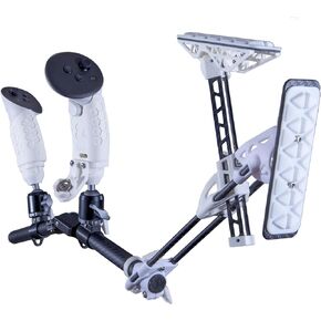 VRX-15 VR Gun Stock Rifle Magnetic Gunstock Pistol Adapter Sword Stock for Quest 3/3S / Quest 2 Quest Pro White