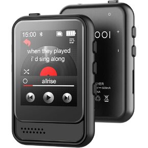 32 جيجابايت MP3 مشغل مع Bluetooth لتشغيل ، Portable Music Player Slot Micro SD Slot و HD SPEAKER دعم FM Radio Voice Record