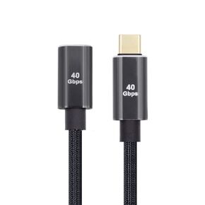 كابل تمديد Cablecc USB4 إلى أنثى 40 جيجابت في الثانية مع شحن 100 واط و 8K@60Hz متوافق مع Thunderbolt3/4 80 سم